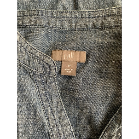 J Jill Denim Button Up Women’s Size Medium - Picture 3 of 4